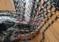Space Divider Anodized อลูมิเนียม Chain Link Fly Curtain Double Hook Chain