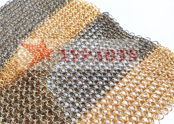 โครงสร้างทางสถาปัตยกรรม ChainMail Ring Mesh สำหรับกั้นห้อง