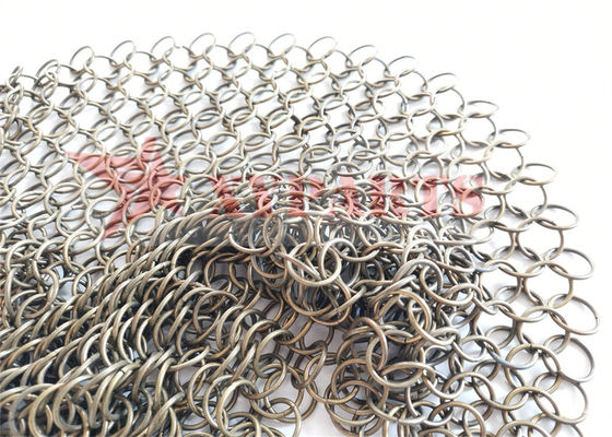 โครงสร้างทางสถาปัตยกรรม ChainMail Ring Mesh สำหรับกั้นห้อง
