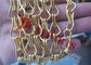 Double Hook Aluminum Chain Curtain Multi Colors For Decorative Room Divider Screen