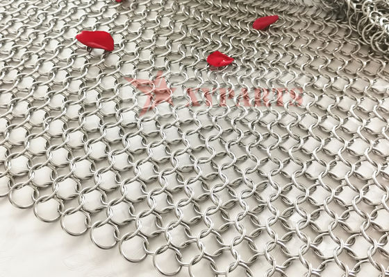 โครงสร้างทางสถาปัตยกรรม ChainMail Ring Mesh สำหรับกั้นห้อง